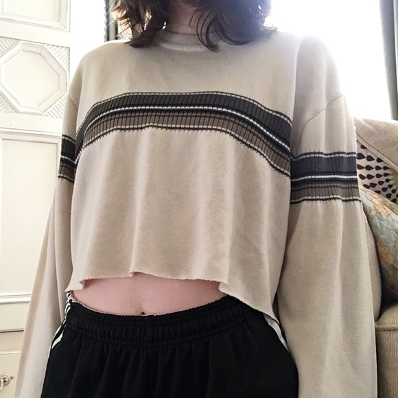 Urban Outfitters Sweaters - Cropped Vintage Stripe Sweater